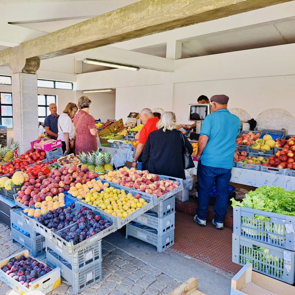 Excursie lokale markt kookweek Portugal